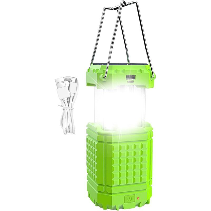 ไฟฉายตั้งแคมป์ USB-C แบบพกพา สำหรับเดินป่า ห้องนอน กลางคืน และรถยนต์